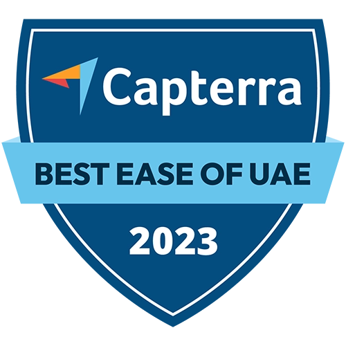 Fluper Award 2022 - Capterra - Best Ease of UAE