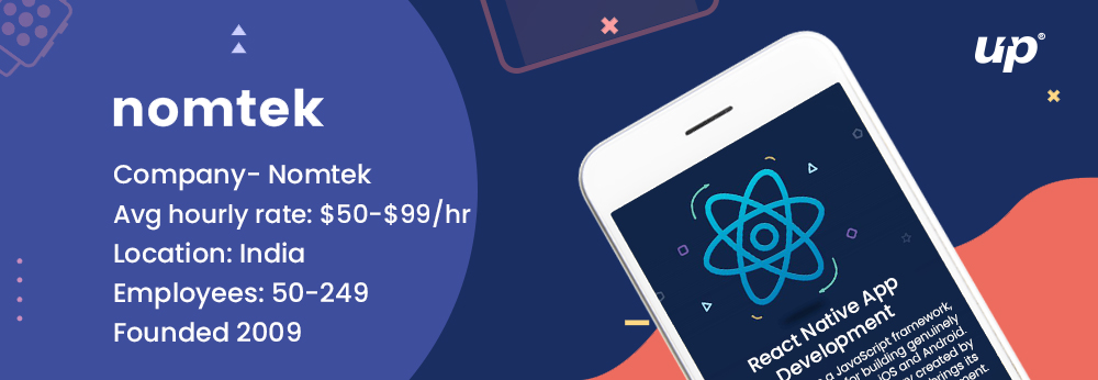 Nomtek Top React Native mobile App Development Companies in India Nomtek Top React Native mobile App Development Companies in India