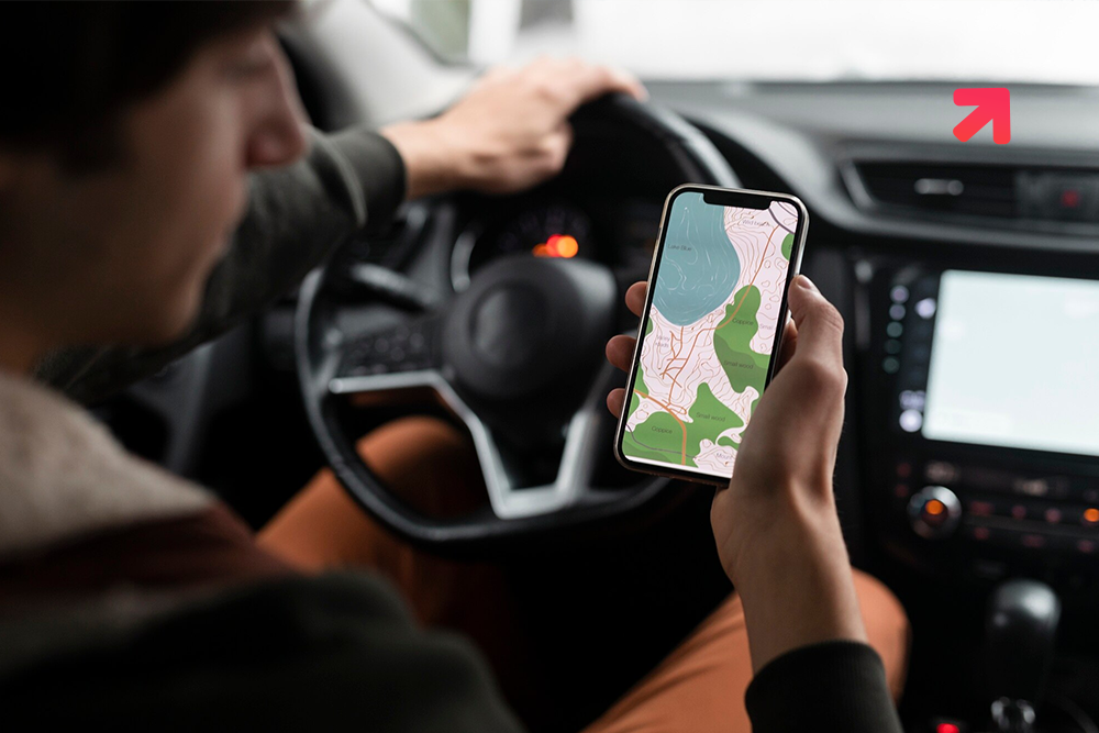 Car parking finder app