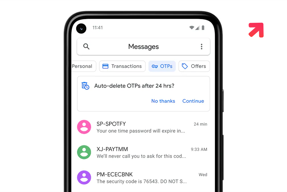 Google Messages Apparently Rolling Out SMS Categories Feature