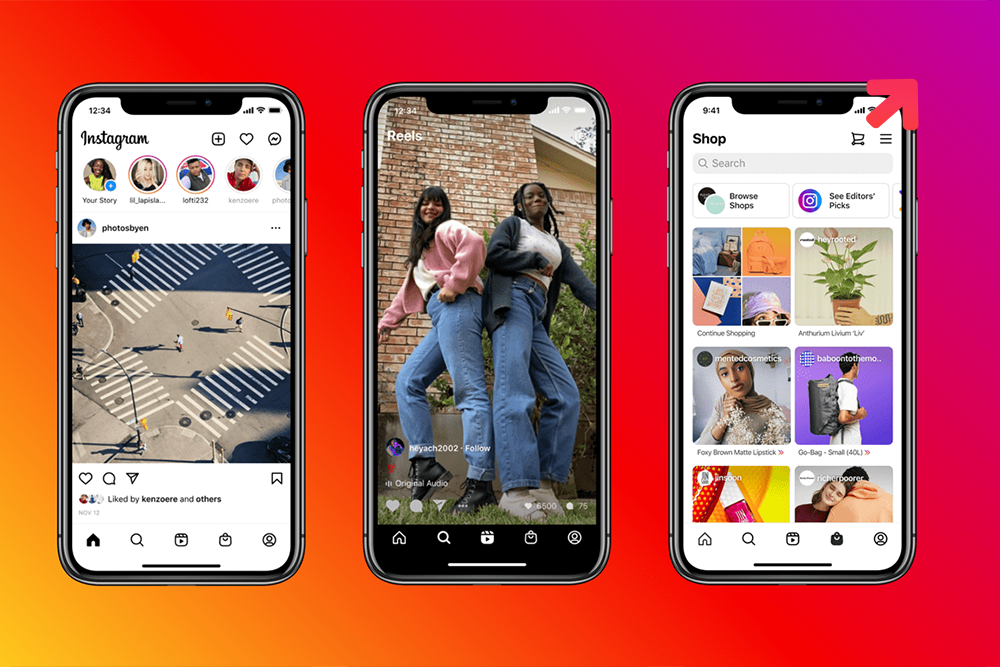 Instagram Rolls Out New Reels And Shop Tabs