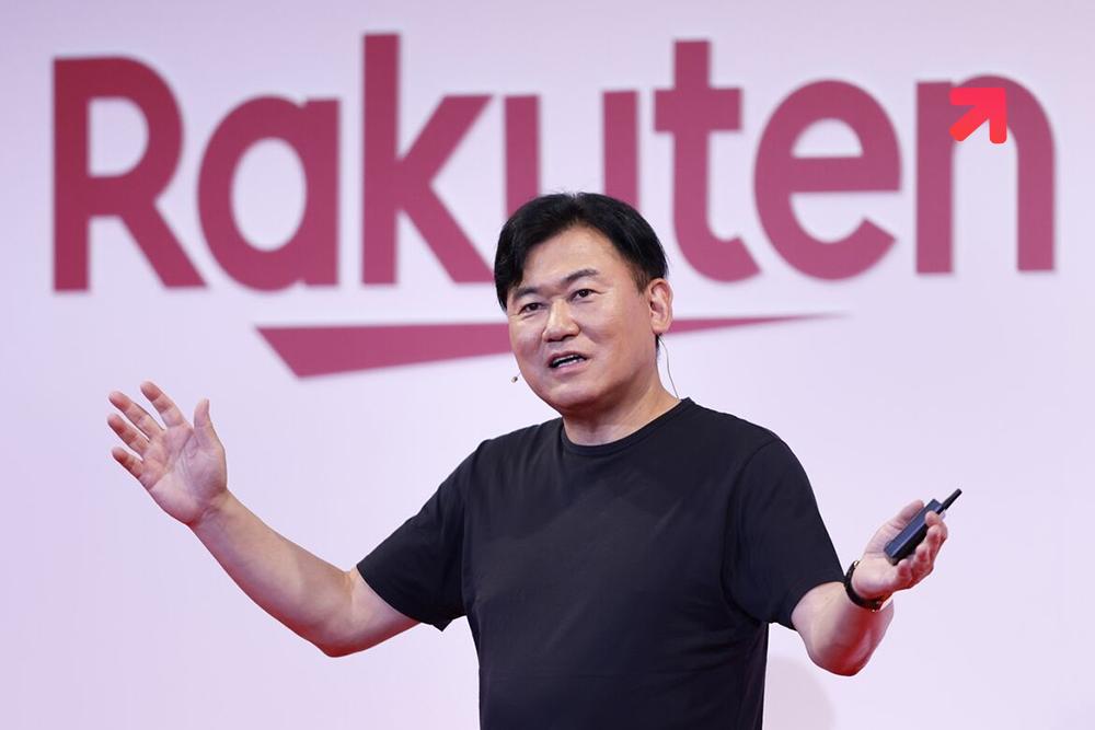 Japanese tech giant Rakuten shares have a jump 20%