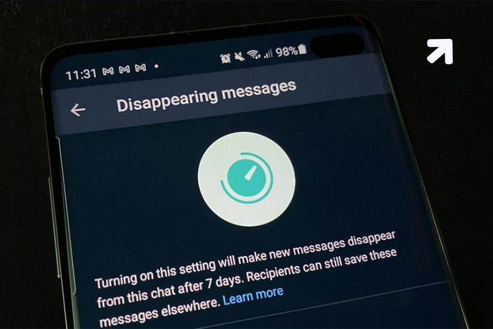 Whatsapp Officially Rolls Out New “Disappearing Messages” Feature