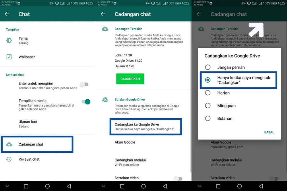 Backup Your Chats & Data As WhatsApp