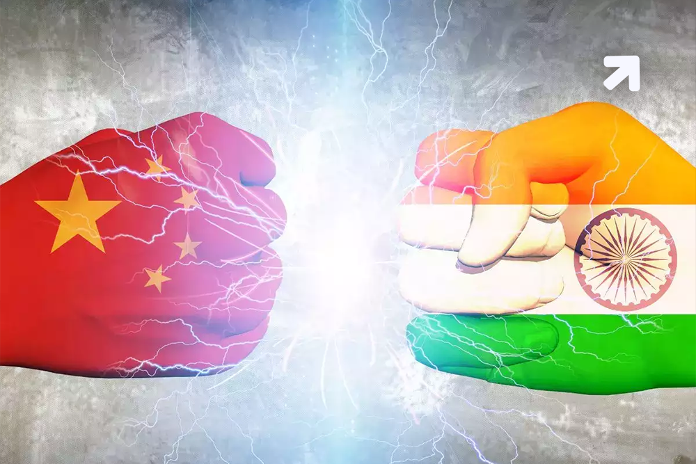 Asian countries India vs China