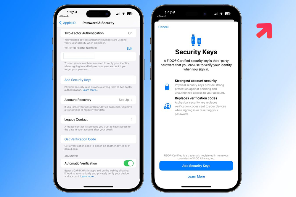 iOS 13.3 Appear With Complete Support For Physical Security Keys