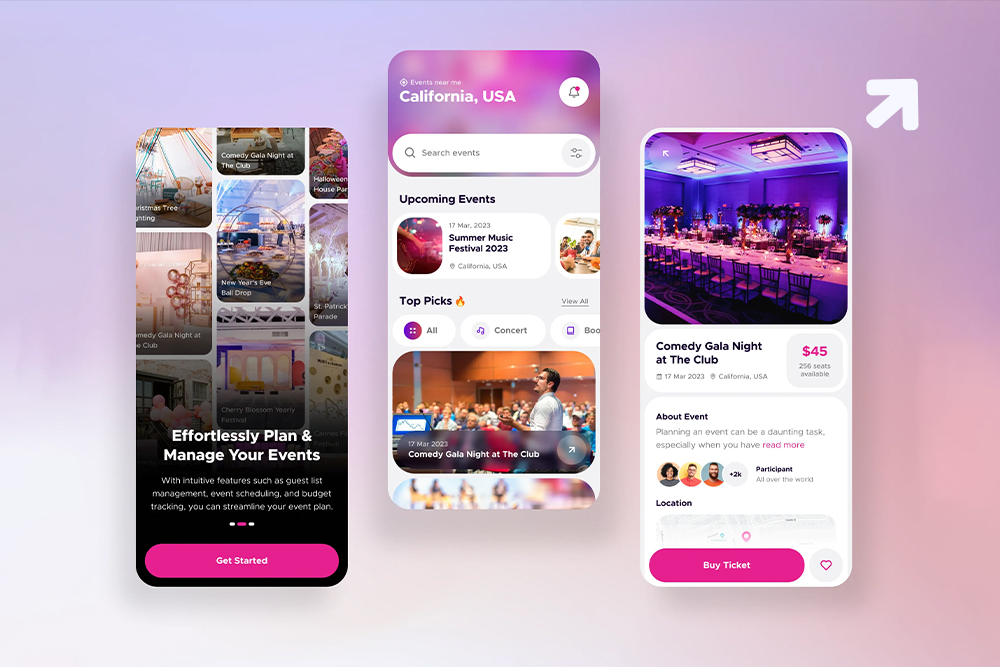 event app development service