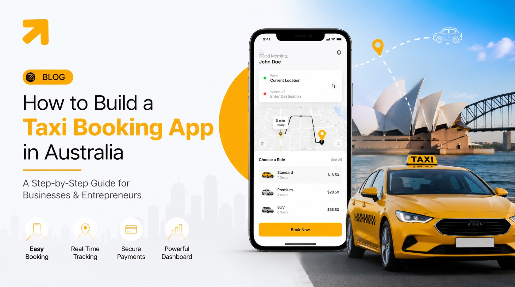 How to Build a Taxi Booking App in Australia