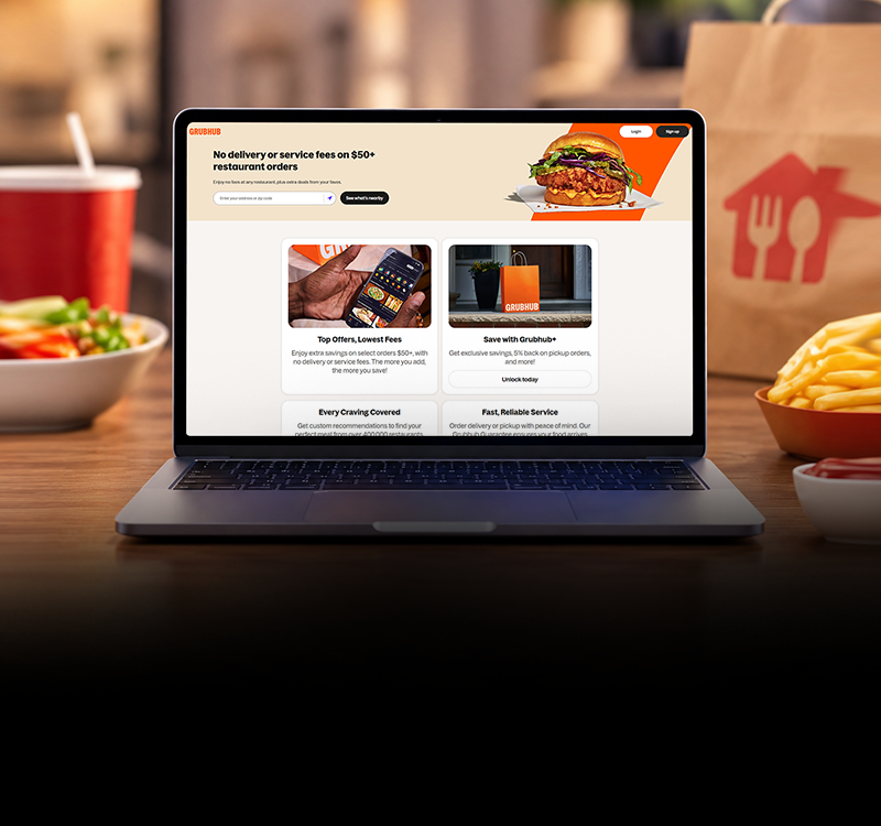 Grubhub website case study