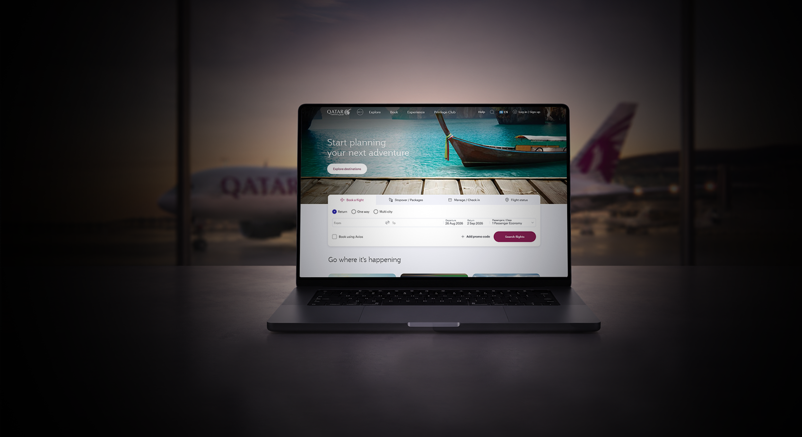 Qatar Airways website case study