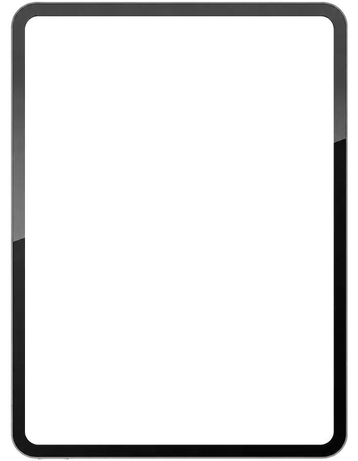 Tablet portfolio frame