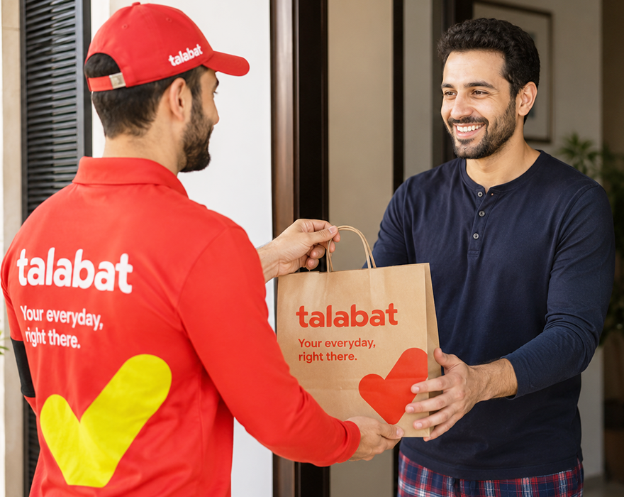 Food delivery ready made app screens